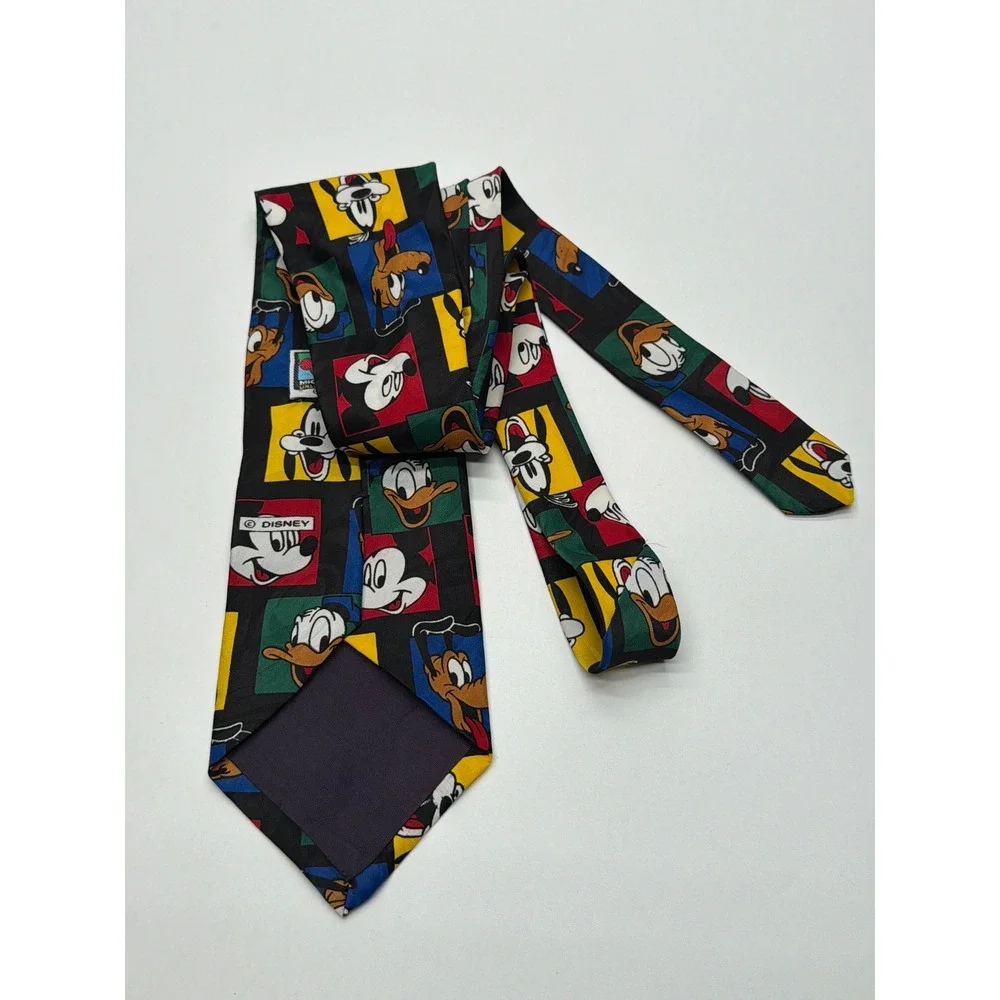 Vintage Mickey Unlimited Disney Character Tie Balancine Mickey Donald‎ Goofy USA